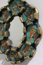 Cargar imagen en el visor de la galería, Espejo pequeño Perú pintado
