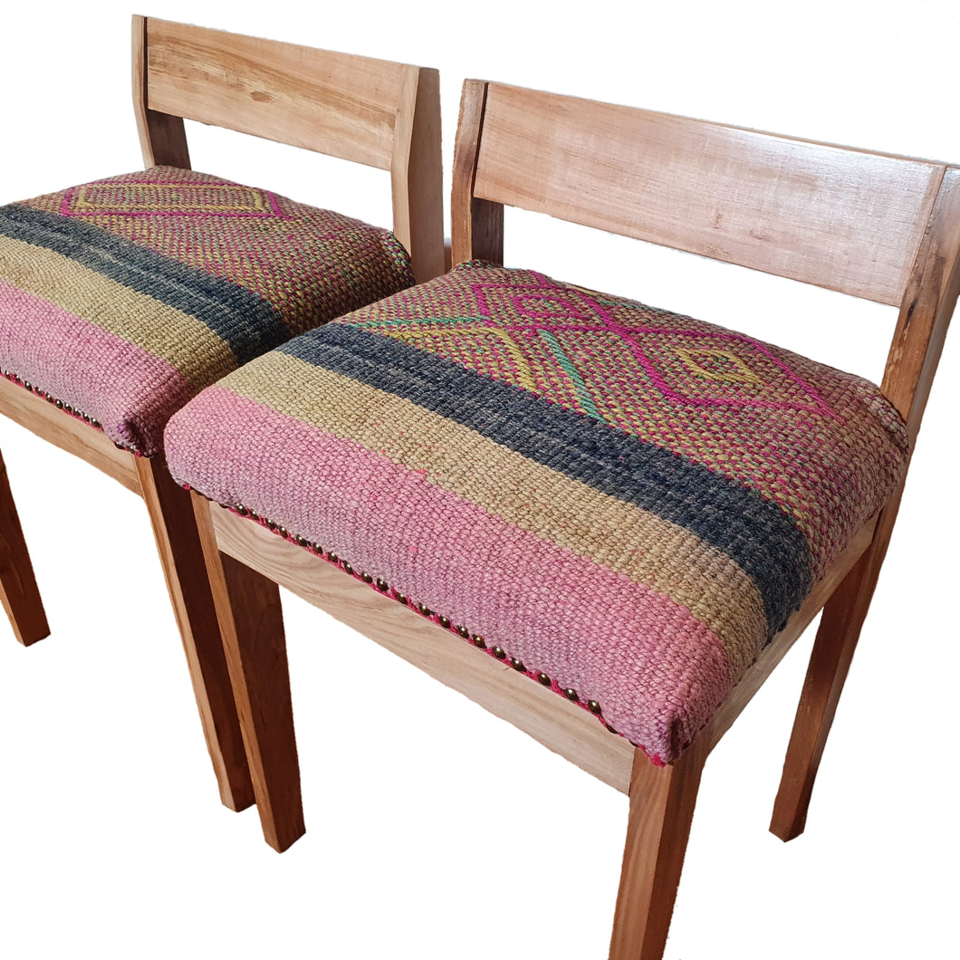 10% OFF Sitial de raulí y manta de lana de oveja ST0001
