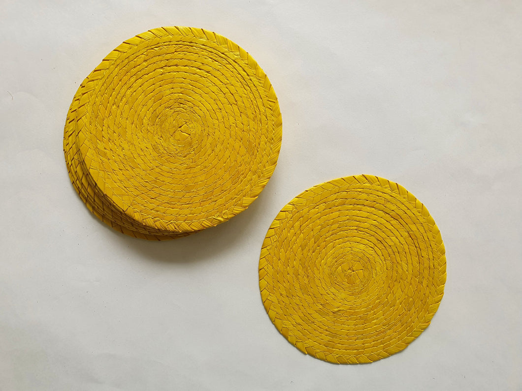 10% OFF Posavaso mexicano amarillo.